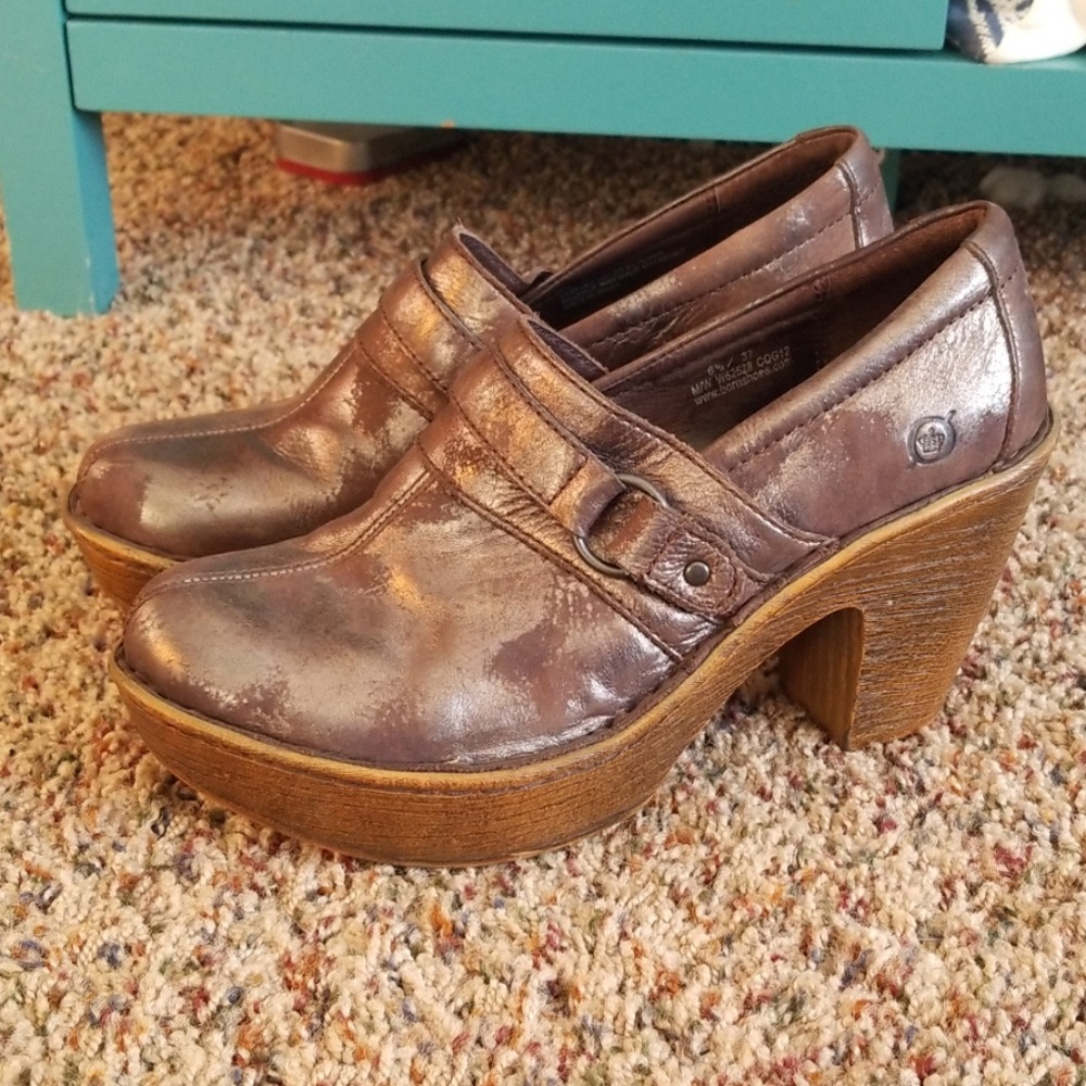 Born distressed leather shoes